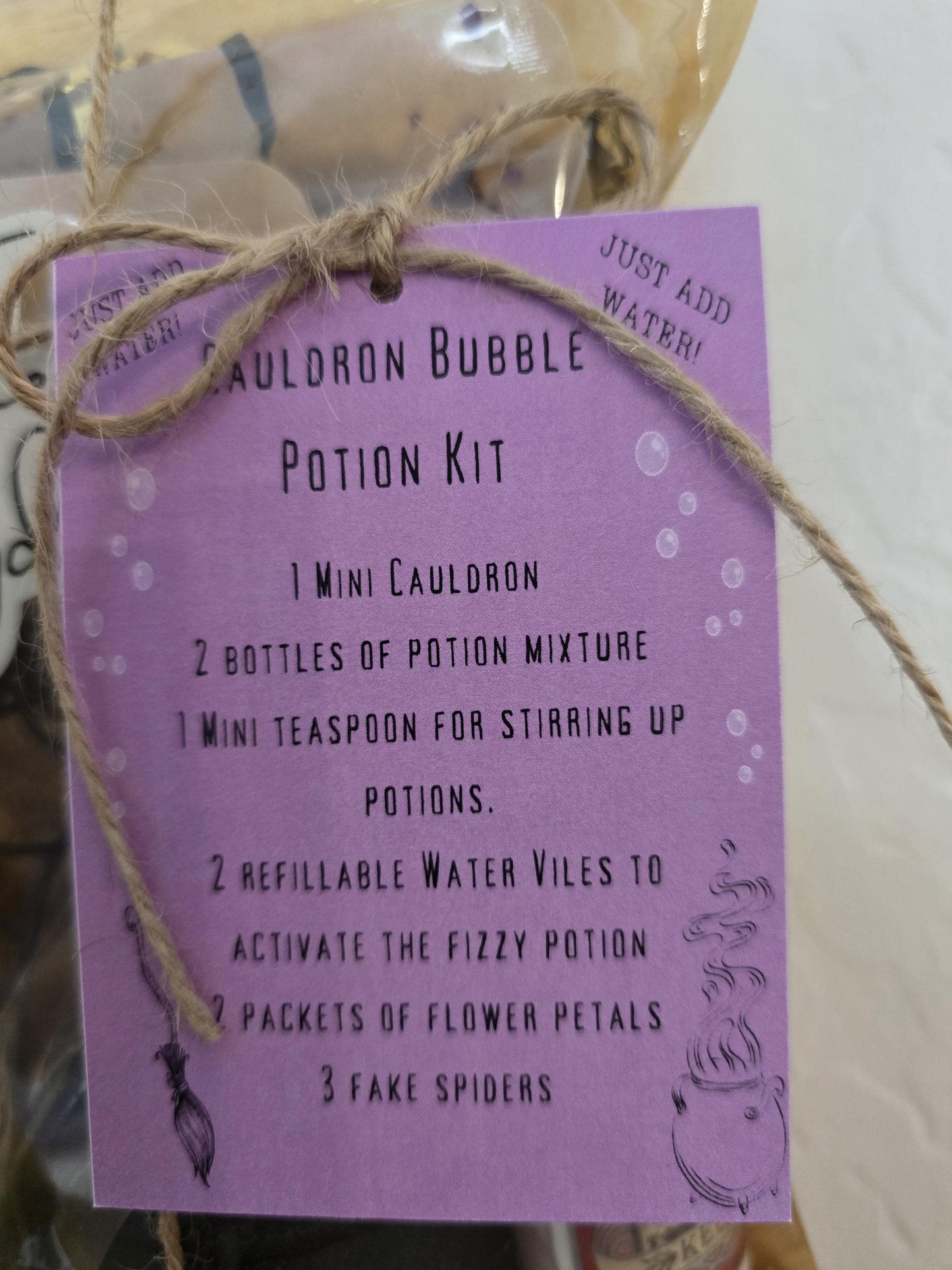 Cauldron Bubble Potion Kit, Boo Basket, Gifts, Halloween gifts for toddlers, Sensory Kits