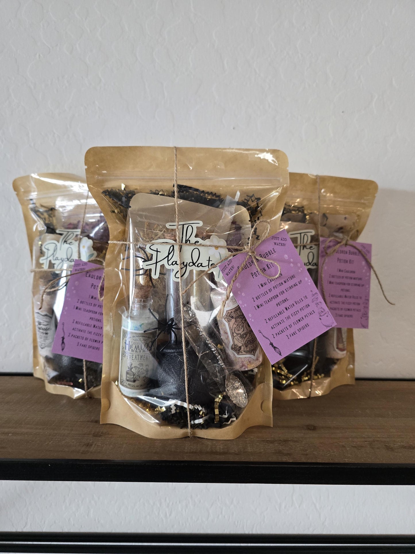 Cauldron Bubble Potion Kit, Boo Basket, Gifts, Halloween gifts for toddlers, Sensory Kits