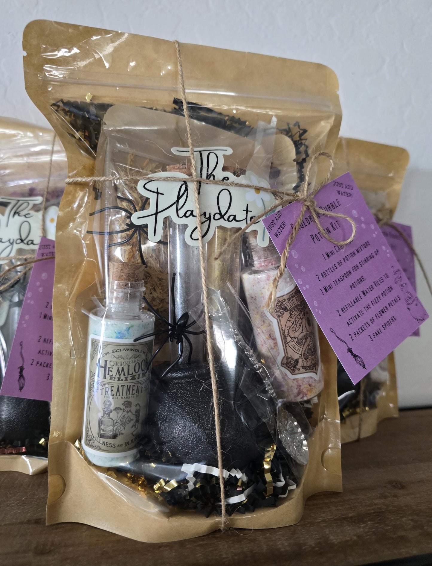 Cauldron Bubble Potion Kit, Boo Basket, Gifts, Halloween gifts for toddlers, Sensory Kits